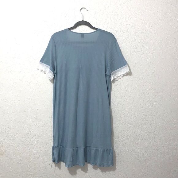 SHEIN blue nightgown with ribbon size: Medium - Picture 2 of 16
